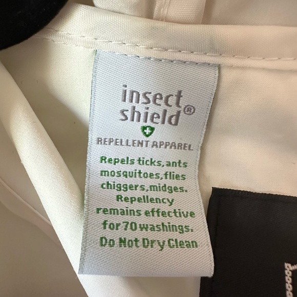 Nuage Women's Sz L Insect Repellent Packable Zip-Front Jacket White - Picture 9 of 11